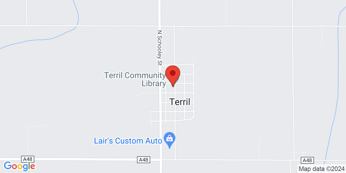 Map of Terril Public Library
